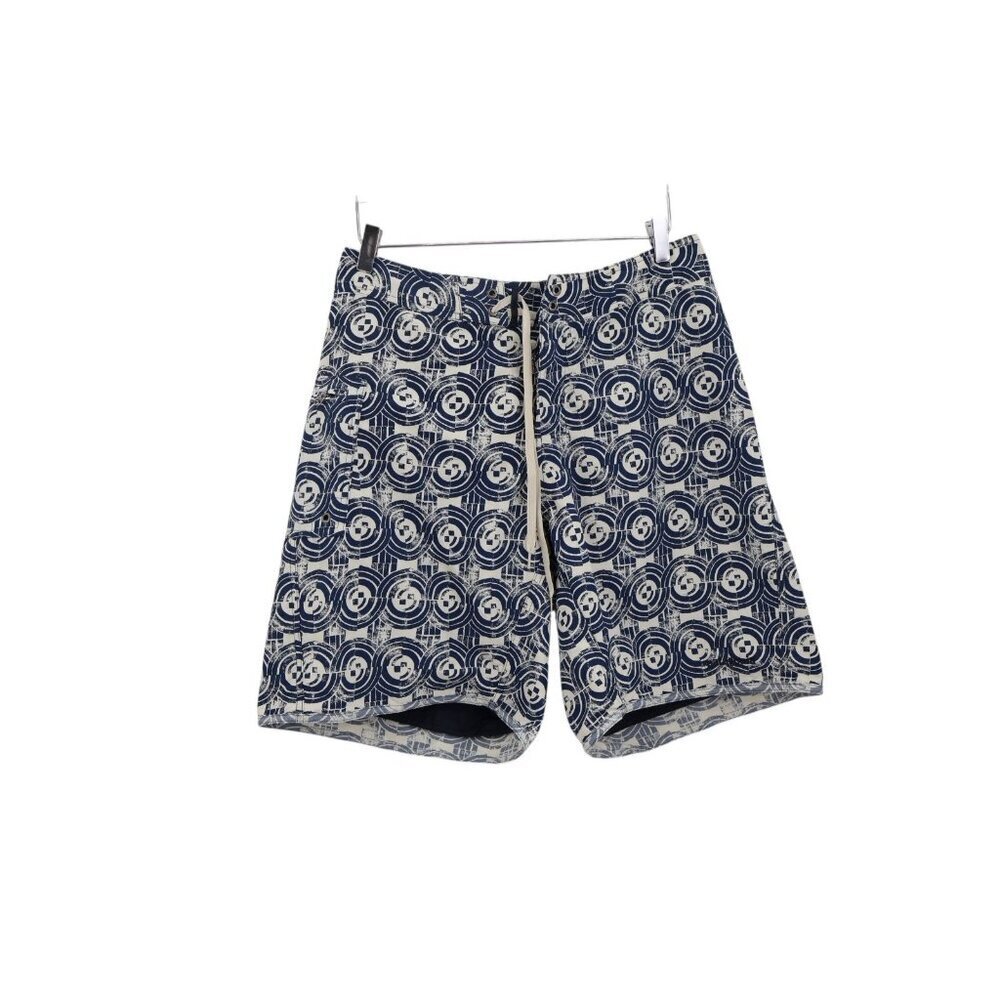 Patagonia Paddler Board Shorts 8” Men’s Size 32 Blue Geometric Surf Swim Trunks